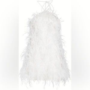 Cult Gaia Vale Feather Mini Dress